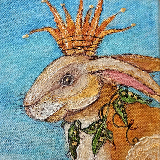 King Rabbit Watercolor